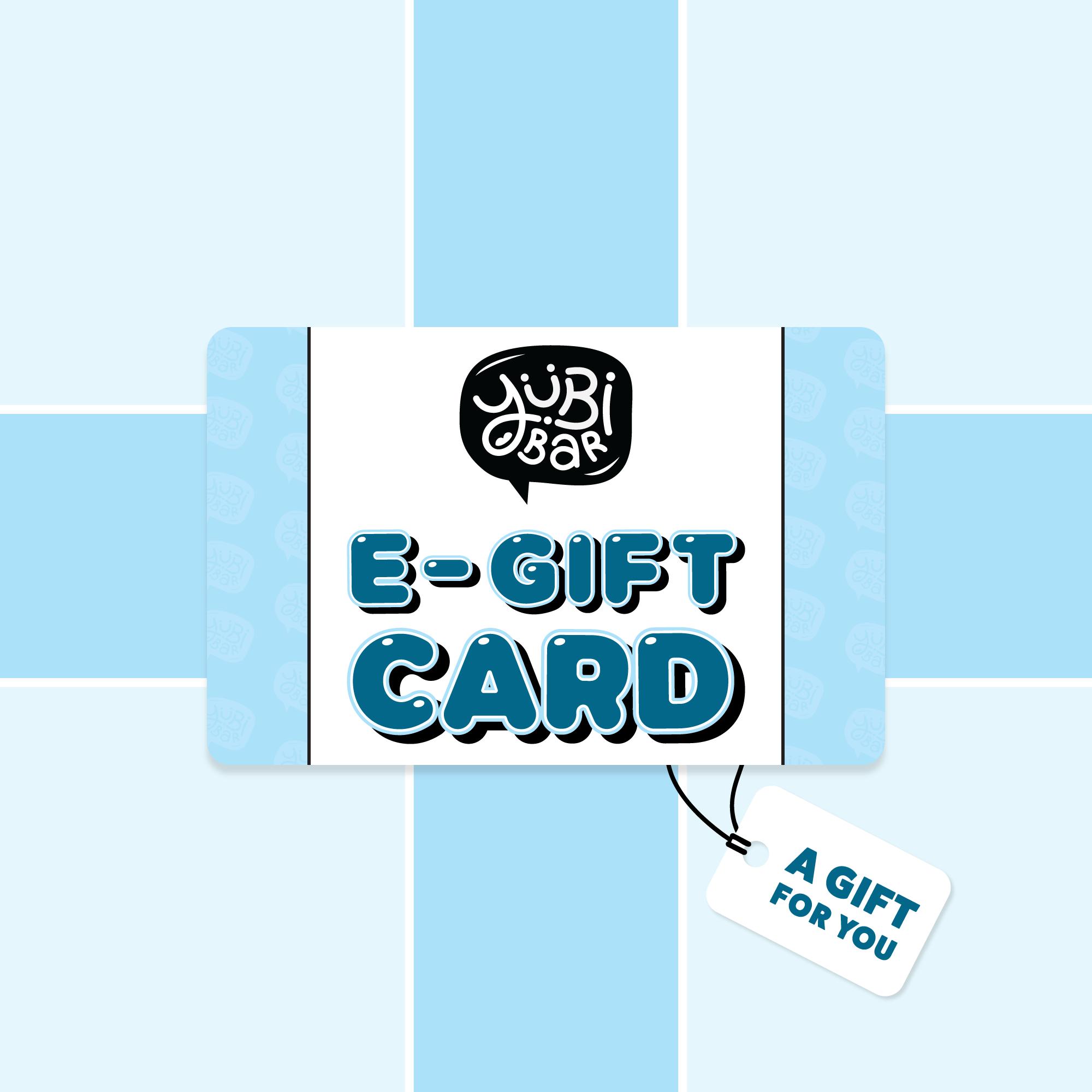 yubi protein bar egiftcard with name tag